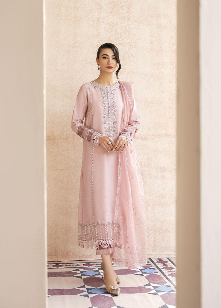 Mushq Luxury Pret  Raw Silk 3 Piece Suit MQ23CS MSP23-04 PAULINE
