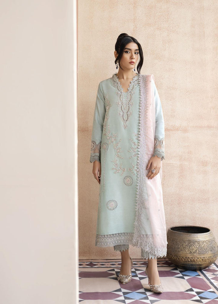 Mushq Luxury Pret  Raw Silk 3 Piece Suit MQ23CS MSP23-05 ALIZE