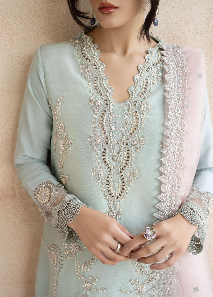 Mushq Luxury Pret  Raw Silk 3 Piece Suit MQ23CS MSP23-05 ALIZE