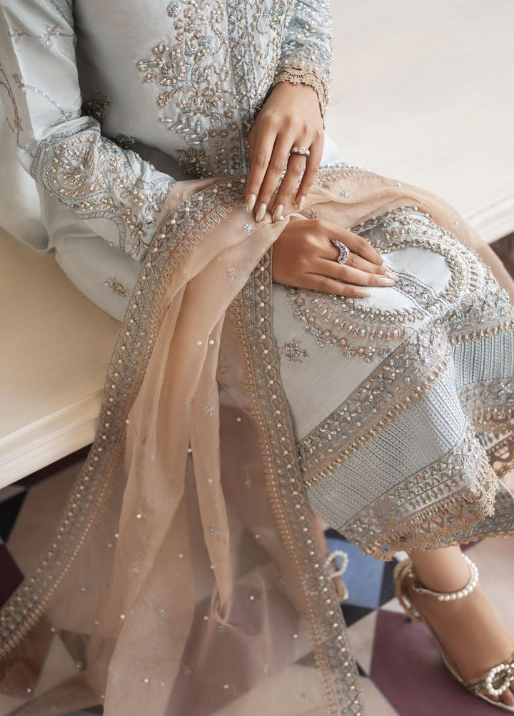 Mushq Luxury Pret  Raw Silk 3 Piece Suit MQ23CS MSP23-06 AURDEY