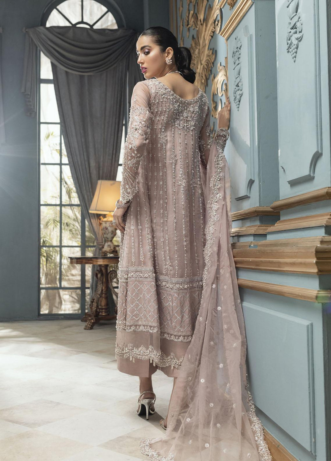 Mushq Luxury Pret  Organza 3 Piece Suit MQ21PLF LF21-04 CECILY