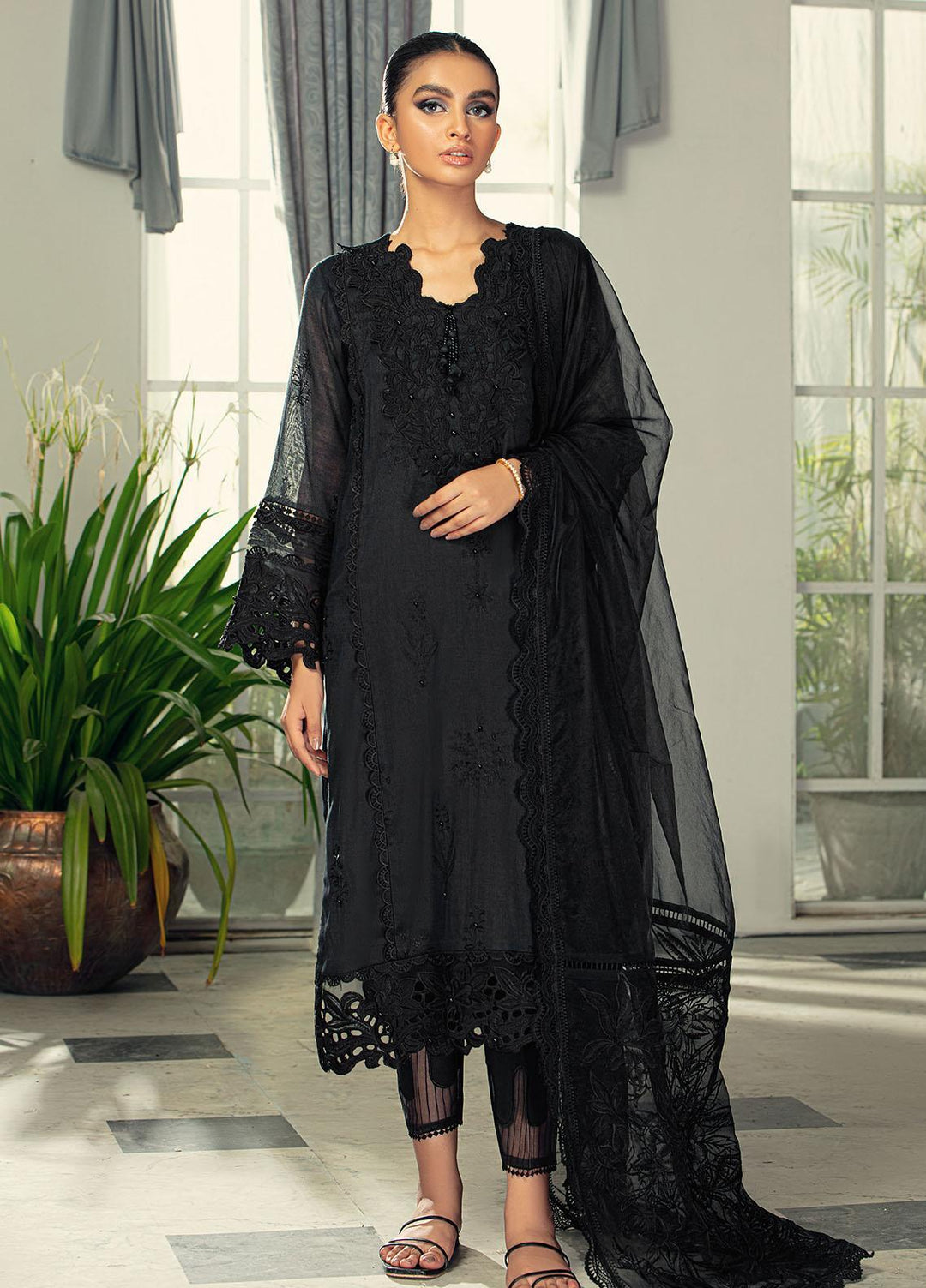 Mushq Pret Formal Khaddi Net 3 piece Suit MQ21M 02 Maya