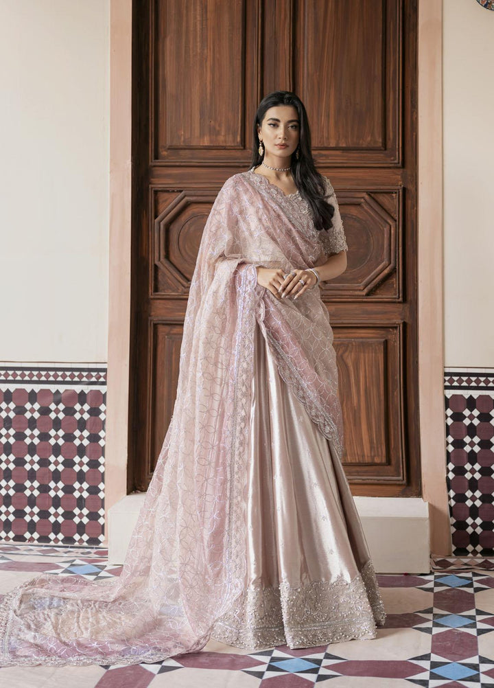 Mushq Luxury Pret Embroidered Jamawar 3 Piece Dress MQ22SN MSP22-08 Zohreh