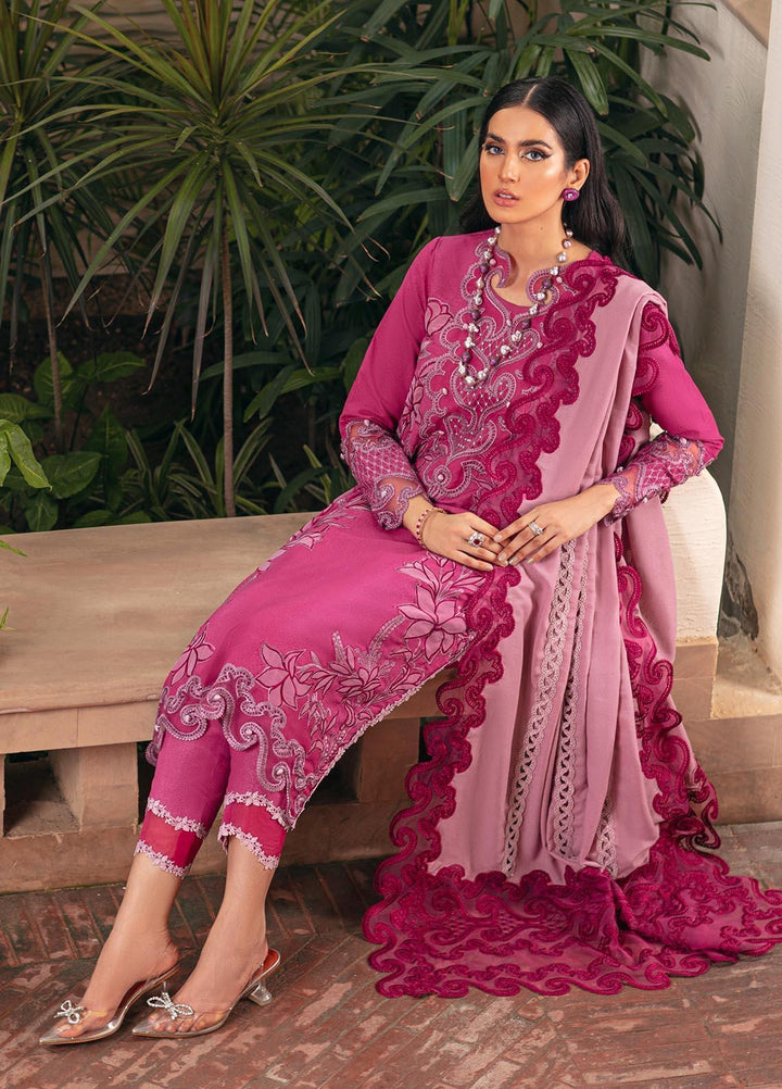 Mushq Embroidered Karandi Pret 3 Piece Suit MWP-07 Pansy