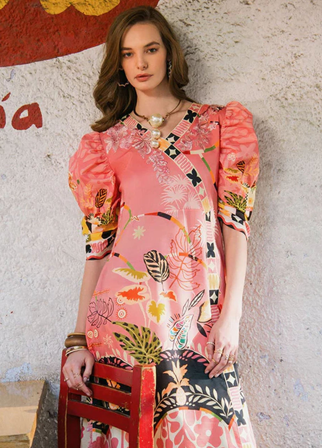 Mushq Printed Lawn Suits Unstitched 3 Piece MQ25LD2D 1-B Spring Avenue - Summer Collection