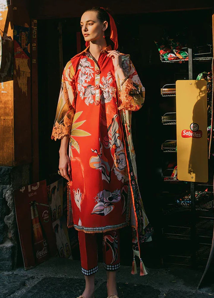 Mushq Printed Lawn Suits Unstitched 3 Piece MQ25LD2D 4-B Ride Vineyard - Summer Collection