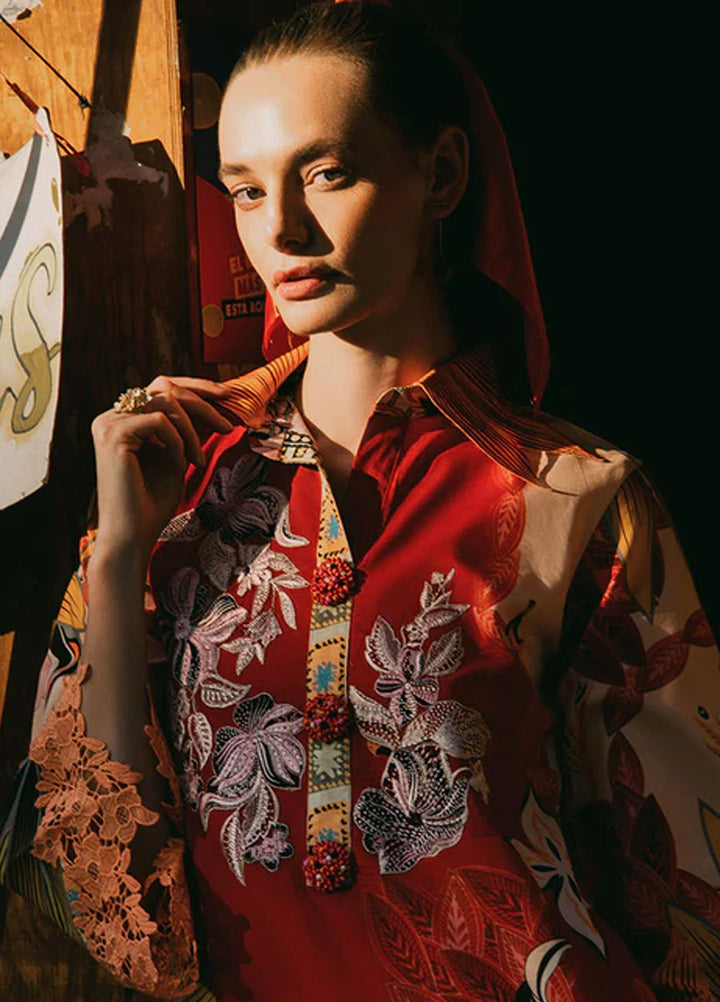 Mushq Printed Lawn Suits Unstitched 3 Piece MQ25LD2D 4-B Ride Vineyard - Summer Collection