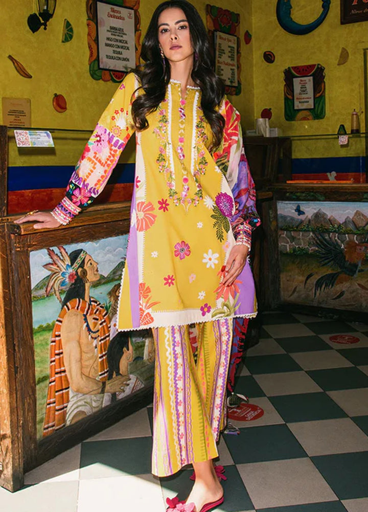 Mushq Printed Lawn Suits Unstitched 3 Piece MQ25LD2D 7-B The Dream - Summer Collection