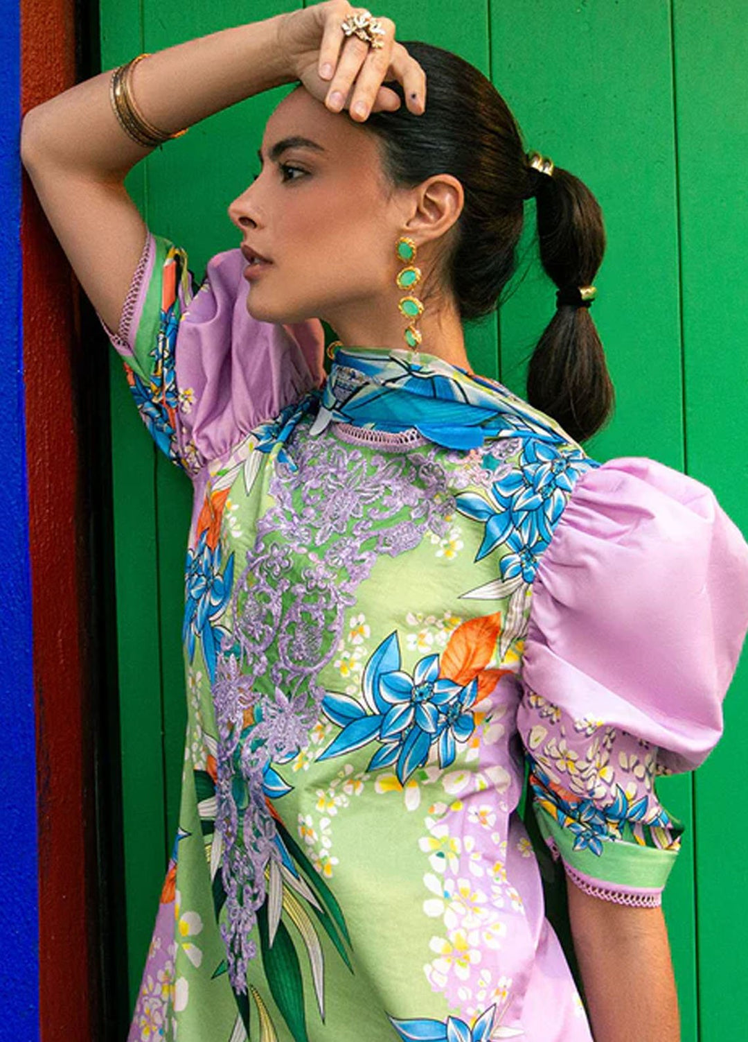 Mushq Printed Lawn Suits Unstitched 3 Piece MQ25LD2D 8-A Ecstasy - Summer Collection