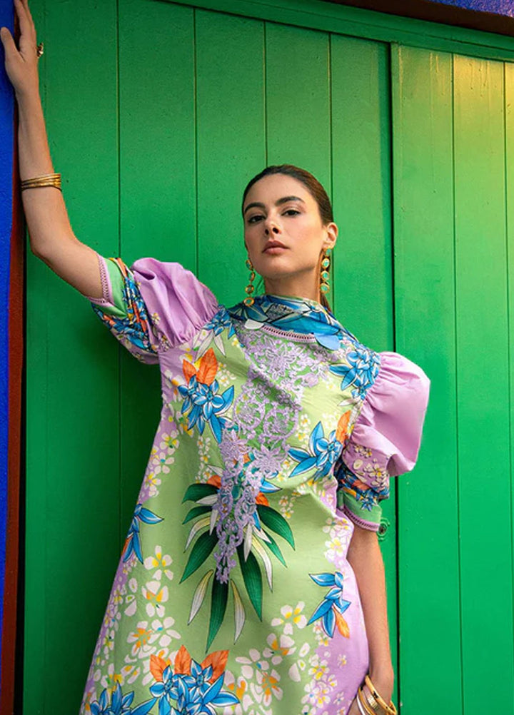 Mushq Printed Lawn Suits Unstitched 3 Piece MQ25LD2D 8-A Ecstasy - Summer Collection