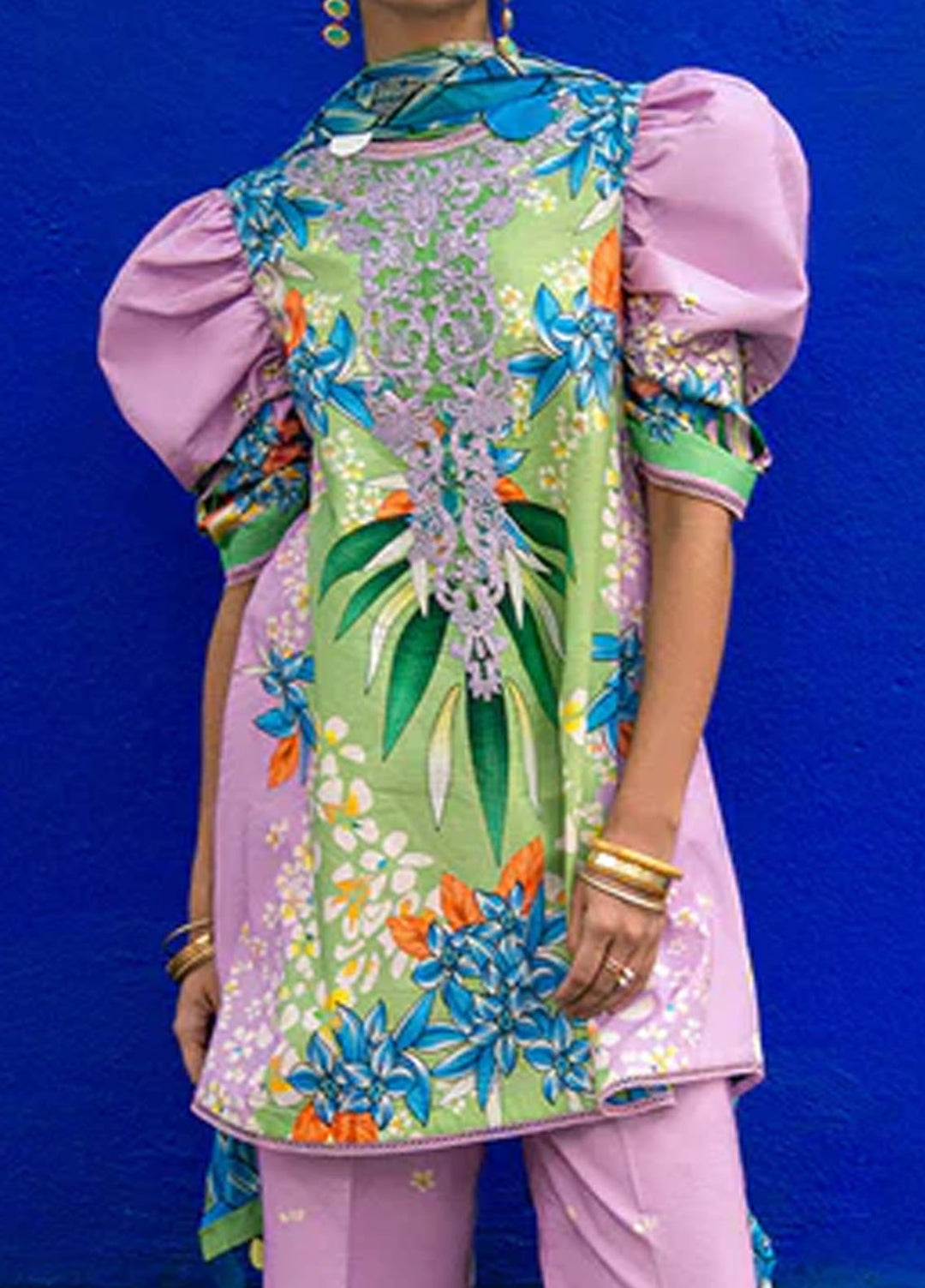 Mushq Printed Lawn Suits Unstitched 3 Piece MQ25LD2D 8-A Ecstasy - Summer Collection