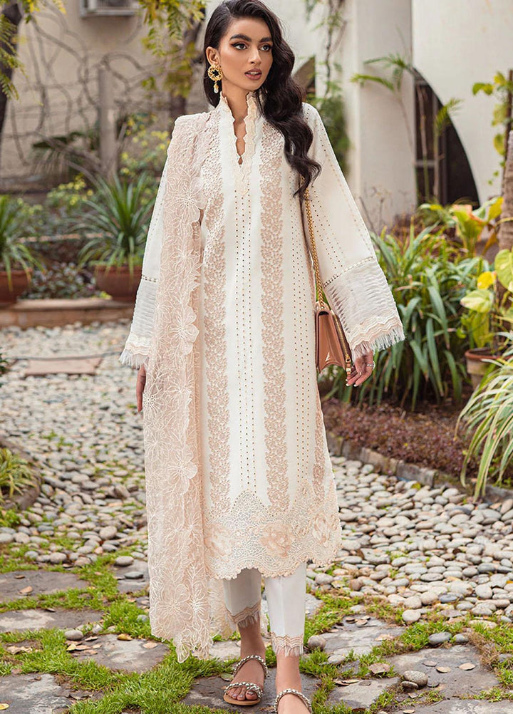 Mushq Pret  Cotton Net 3 Piece Suit MQ22SB MCP-01 JASMINE