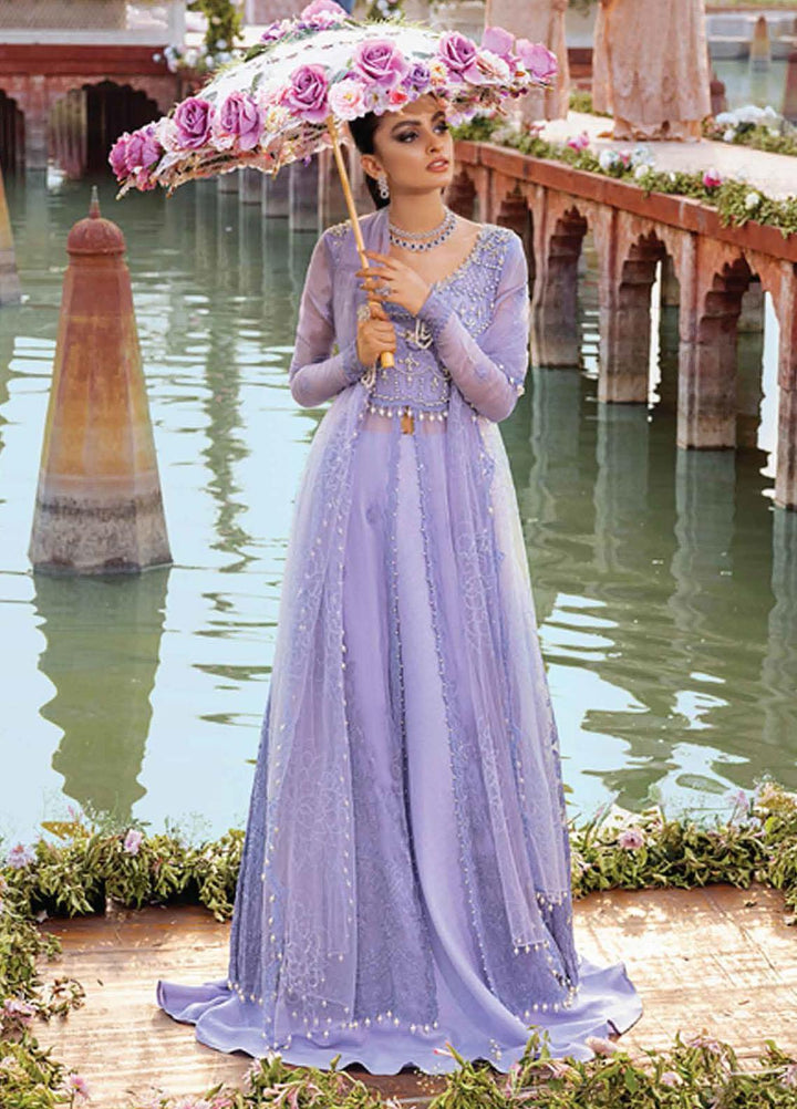 Mushq Embroidered Chiffon Suits Unstitched 3 Piece MQ21TK SDL21-02 GUL BAHAAR - Luxury Collection