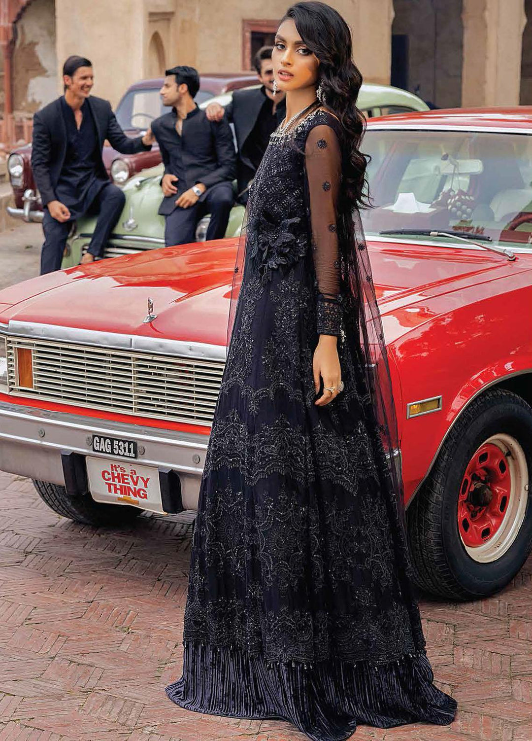 Mushq Embroidered Chiffon Suits Unstitched 3 Piece MQ21TK SDL21-04 RAAT RANI - Luxury Collection