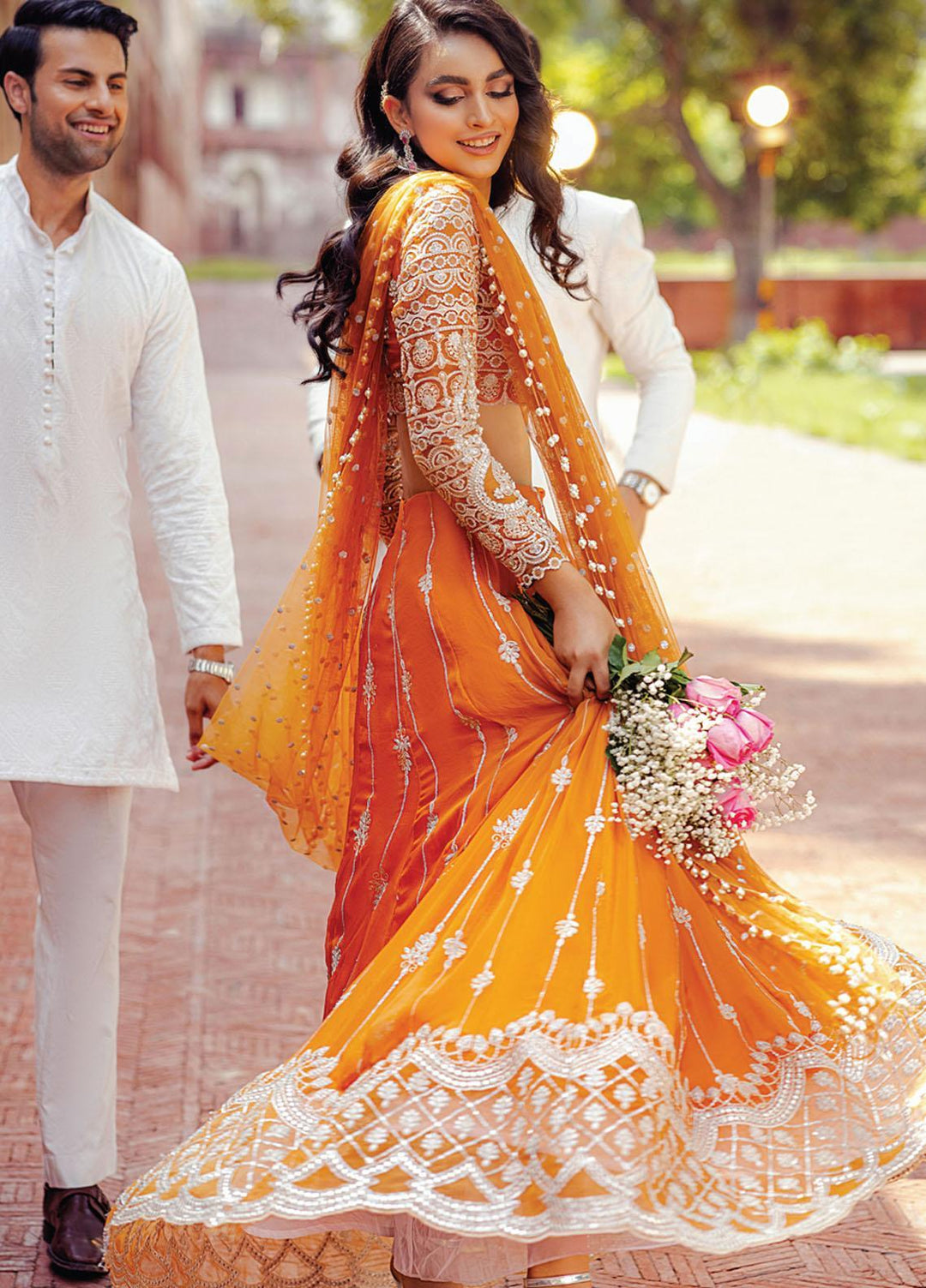 Mushq Embroidered Chiffon Suits Unstitched 3 Piece MQ21TK SDL21-05 SURAJ MUKHI - Luxury Collection