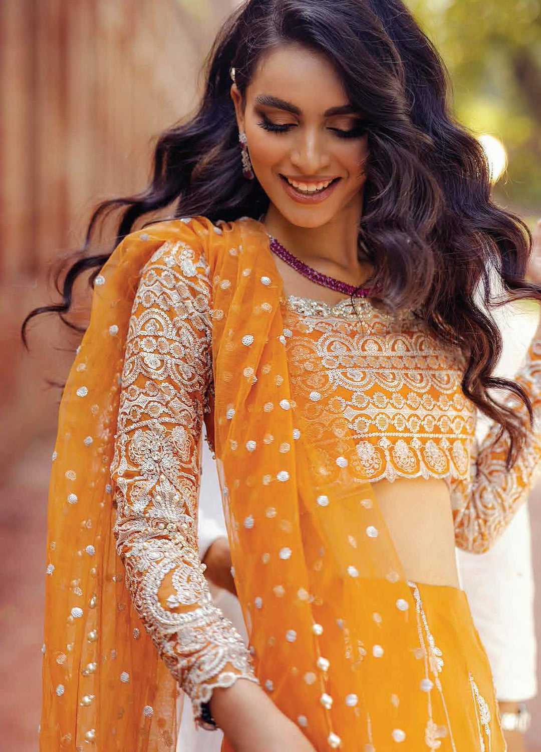 Mushq Embroidered Chiffon Suits Unstitched 3 Piece MQ21TK SDL21-05 SURAJ MUKHI - Luxury Collection