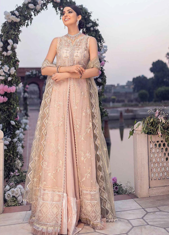 Mushq Embroidered Chiffon Suits Unstitched 3 Piece MQ21TK SDL21-06 DAHALIA - Luxury Collection