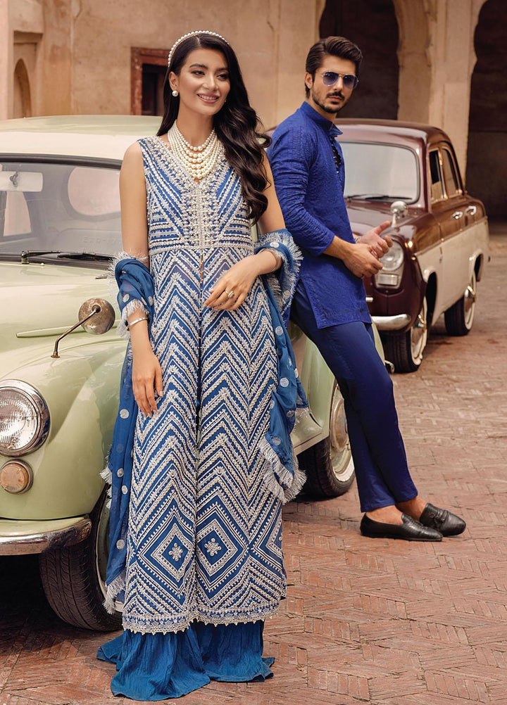 Mushq Embroidered Chiffon Suits Unstitched 3 Piece MQ21TK SDL21-08 KANWAL - Luxury Collection