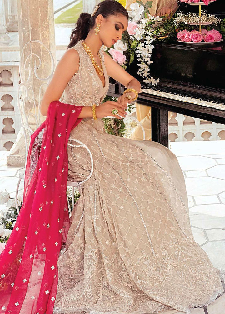 Mushq Embroidered Chiffon Suits Unstitched 3 Piece MQ21TK SDL21-10 NARGIS - Luxury Collection