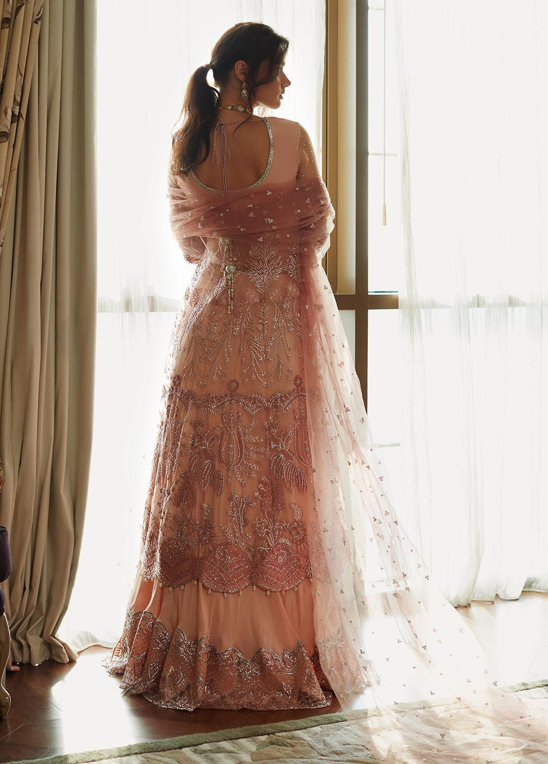 Amour By Mushq Embroidered  Suits Unstitched 4 Piece MQ23WD TDL23-02 Helena - Wedding Collection