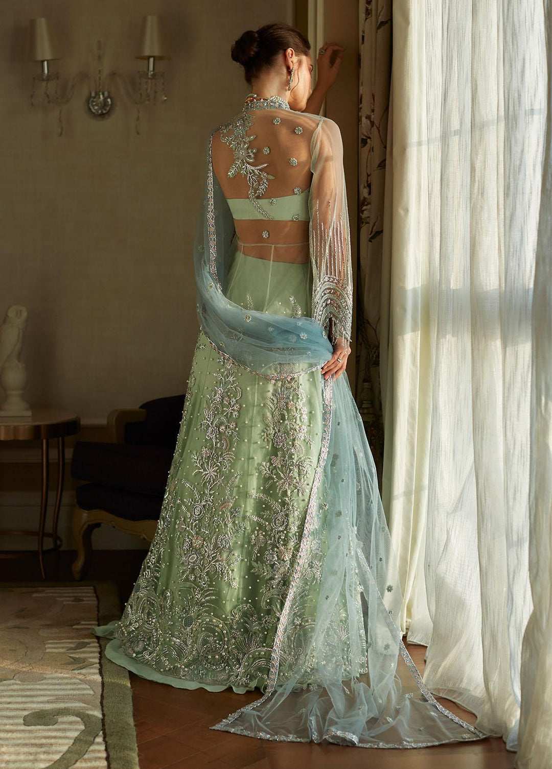 Amour By Mushq Embroidered  Suits Unstitched 4 Piece MQ23WD TDL23-04 Effie - Wedding Collection