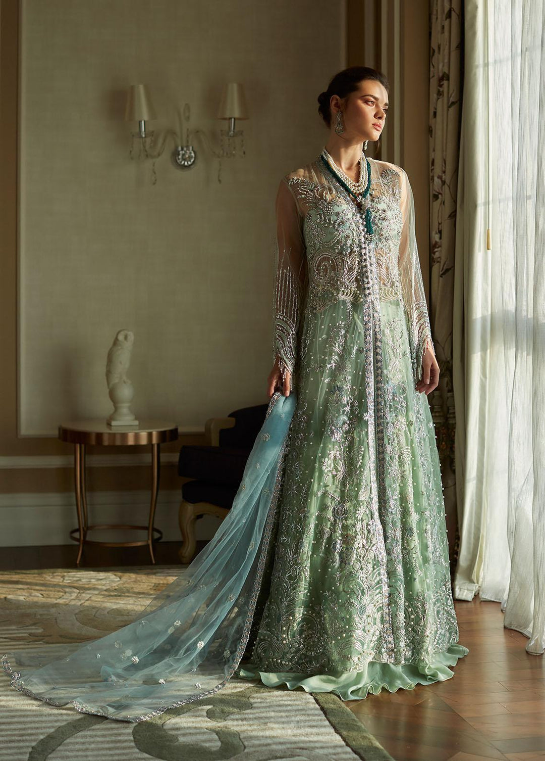 Amour By Mushq Embroidered  Suits Unstitched 4 Piece MQ23WD TDL23-04 Effie - Wedding Collection