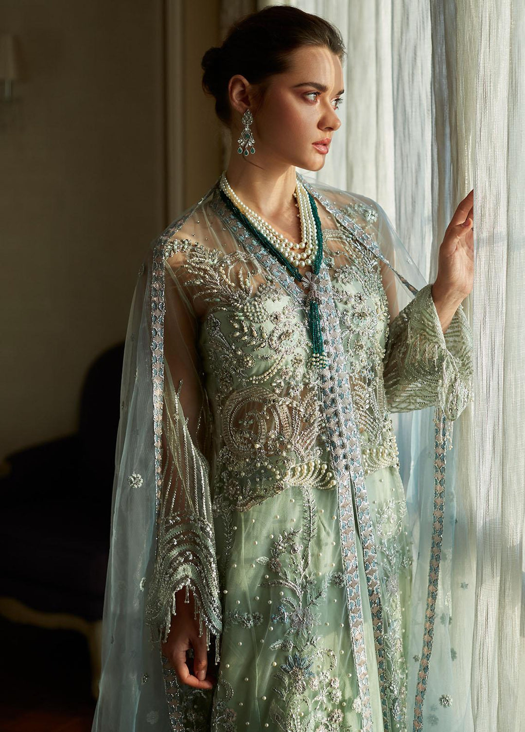Amour By Mushq Embroidered  Suits Unstitched 4 Piece MQ23WD TDL23-04 Effie - Wedding Collection