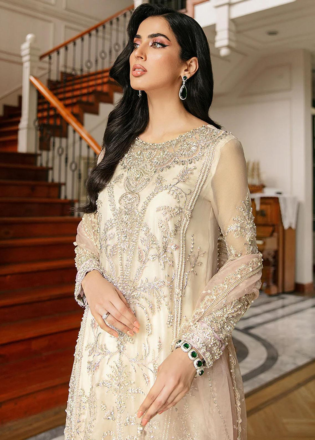 Mushq Pret Formal Organza 3 Piece LPT22-02 AMY