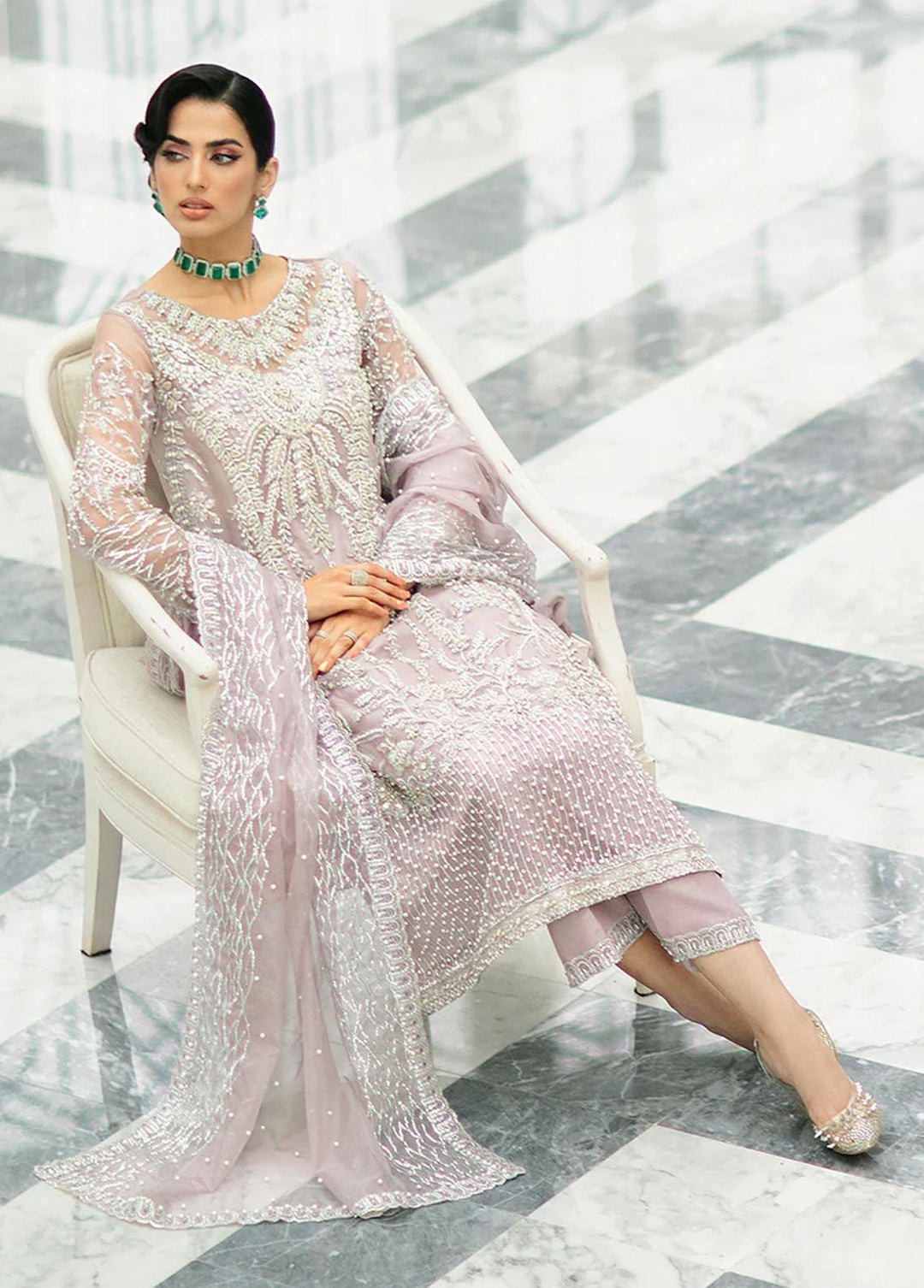 Mushq Pret Formal Organza 3 Piece LPT22-05 JULIETTE