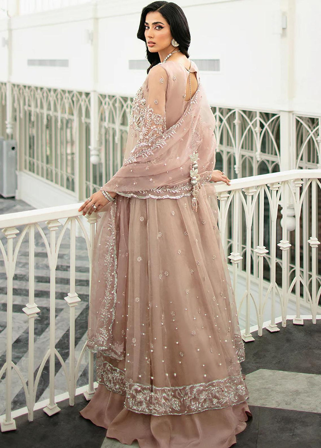 Mushq Pret Formal Organza 3 Piece LPT22-08 CELINE