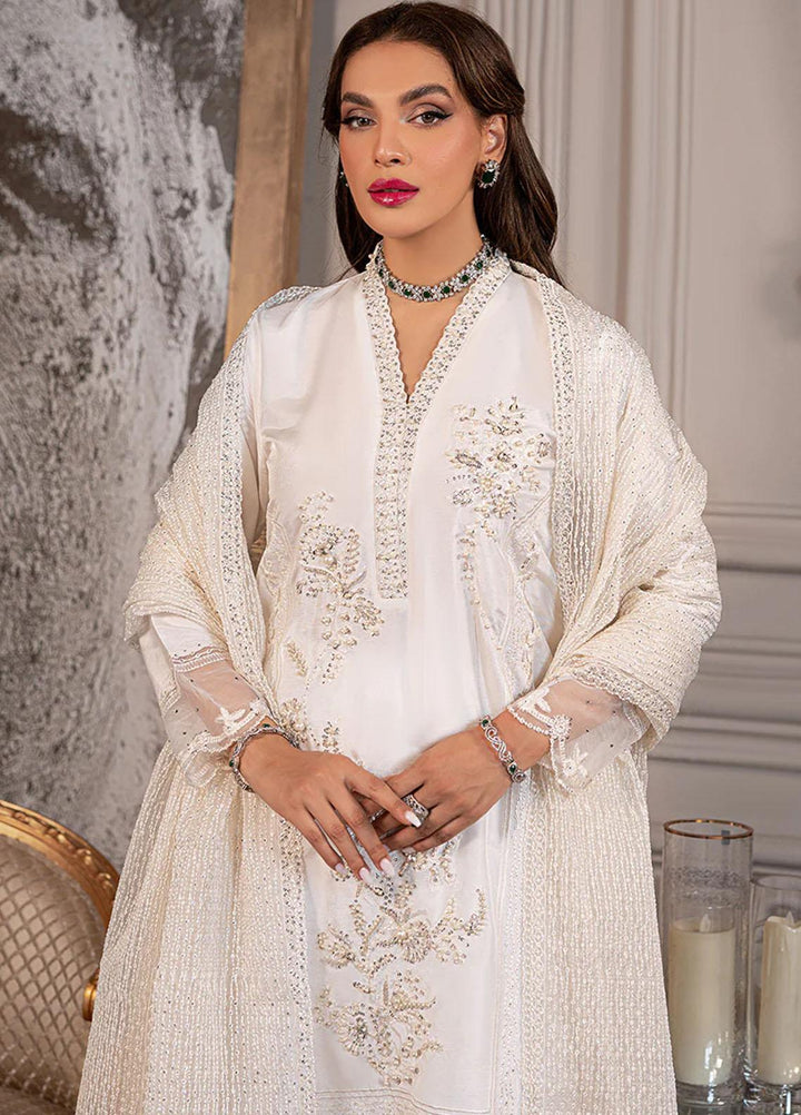 Mushq Ready to Wear  Raw Silk 3 Piece Dress MQ22VR FLEUR SP22-03