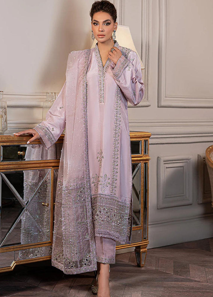 Mushq Ready to Wear  Raw Silk 3 Piece Dress MQ22VR REVERIE SP22-04