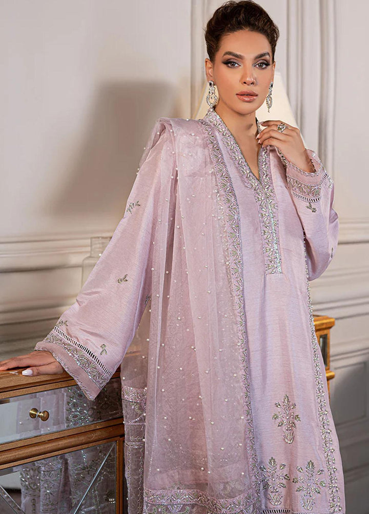 Mushq Ready to Wear  Raw Silk 3 Piece Dress MQ22VR REVERIE SP22-04