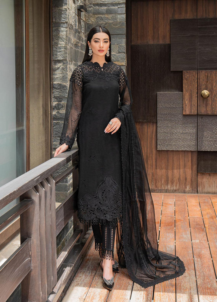 Mushq Ready to Wear  Cotton Net 3 Piece Dress MQ22ZN MMC22-02 SELENE