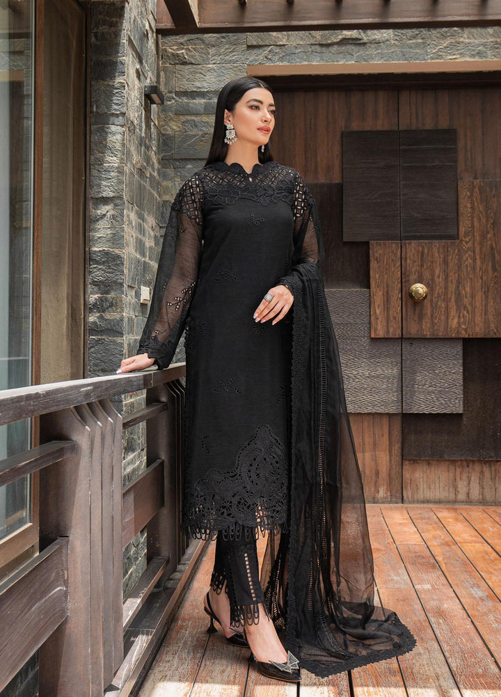 Mushq Ready to Wear  Cotton Net 3 Piece Dress MQ22ZN MMC22-02 SELENE