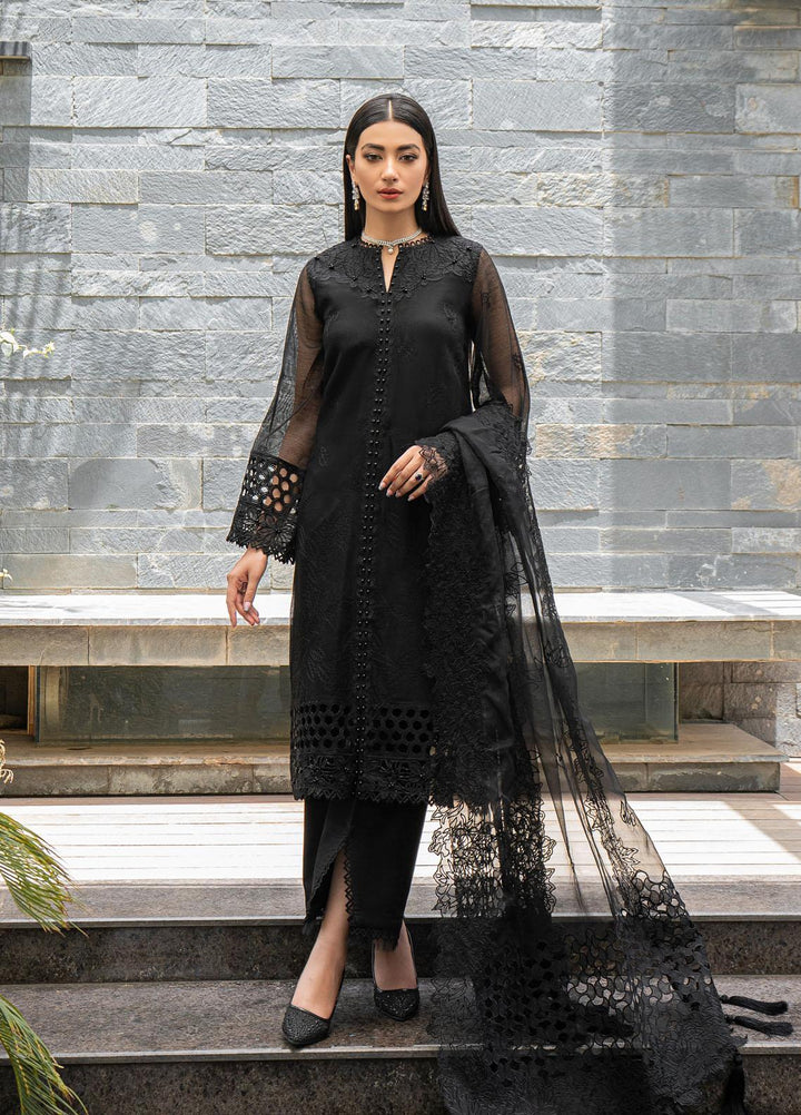 Mushq Ready to Wear  Cotton Net 3 Piece Dress MQ22ZN MMC22-03 RIYA