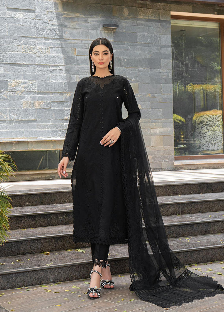 Mushq Ready to Wear  Lawn 3 Piece Dress MQ22ZN MMC22-05 BLACK SAGE