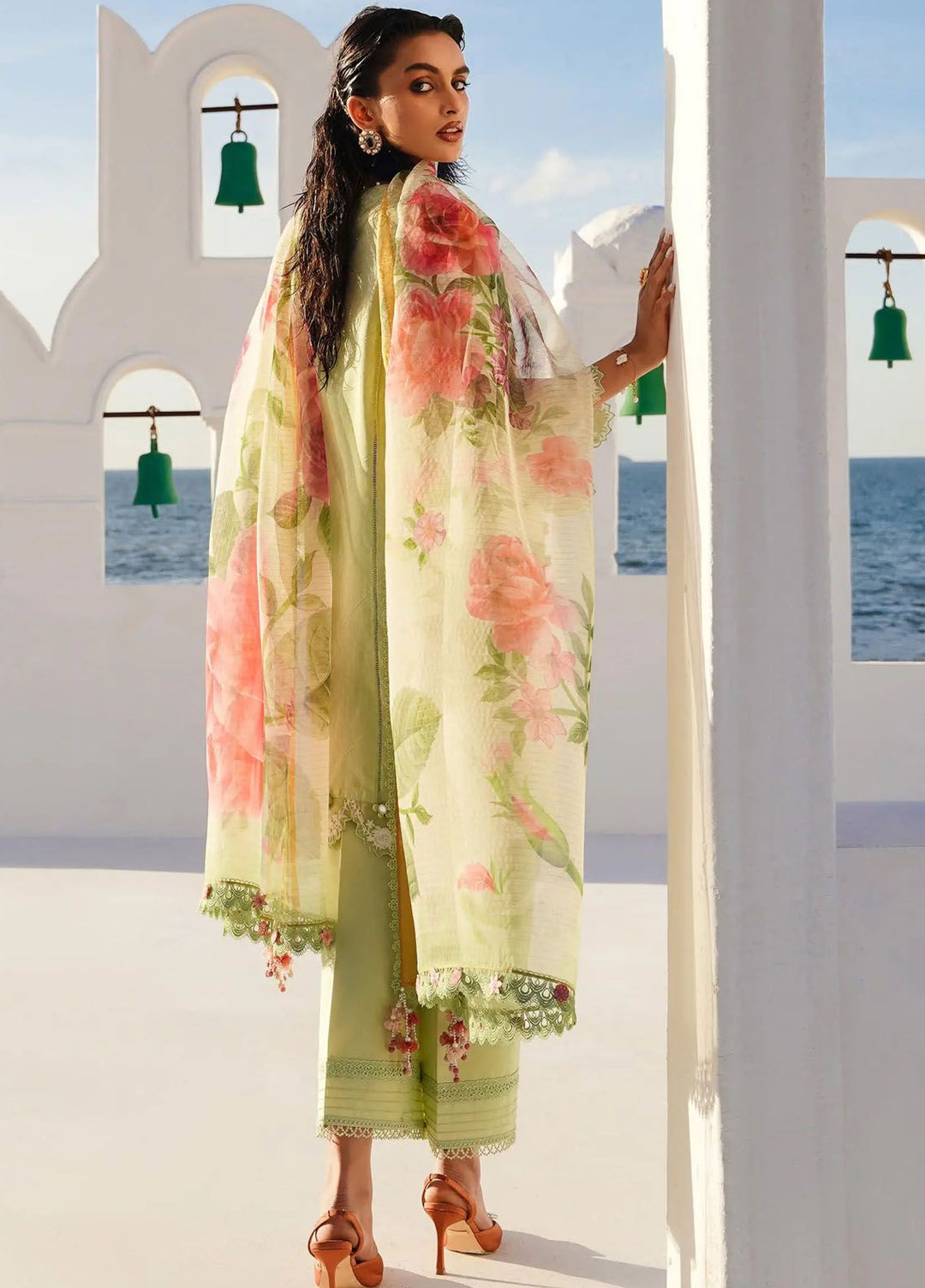 Muzlin By Sana Safinaz Embroidered Chambray Suits Unstitched 3 Piece SS24MZ 16B - Spring Summer Collection