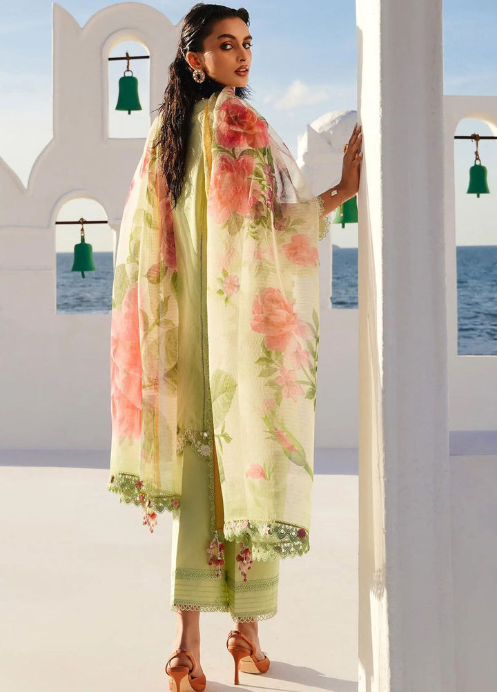 Muzlin By Sana Safinaz Embroidered Chambray Suits Unstitched 3 Piece SS24MZ 16B - Spring Summer Collection