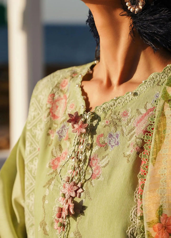 Muzlin By Sana Safinaz Embroidered Chambray Suits Unstitched 3 Piece SS24MZ 16B - Spring Summer Collection