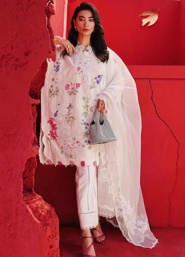 Muzlin By Sana Safinaz Embroidered Lawn Suits Unstitched 3 Piece SS24MZ 11A - Spring Summer Collection