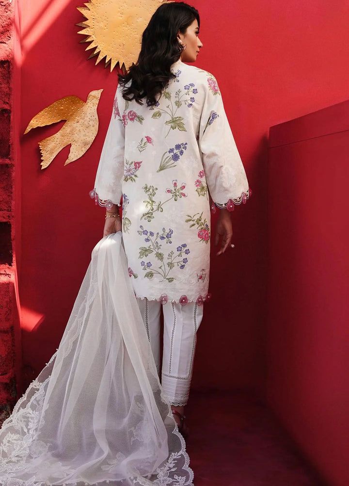 Muzlin By Sana Safinaz Embroidered Lawn Suits Unstitched 3 Piece SS24MZ 11A - Spring Summer Collection