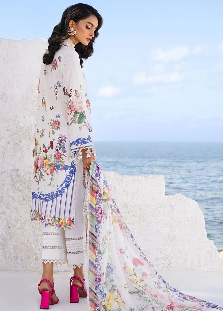 Muzlin By Sana Safinaz Embroidered Lawn Suits Unstitched 3 Piece SS24MZ 12A - Spring Summer Collection