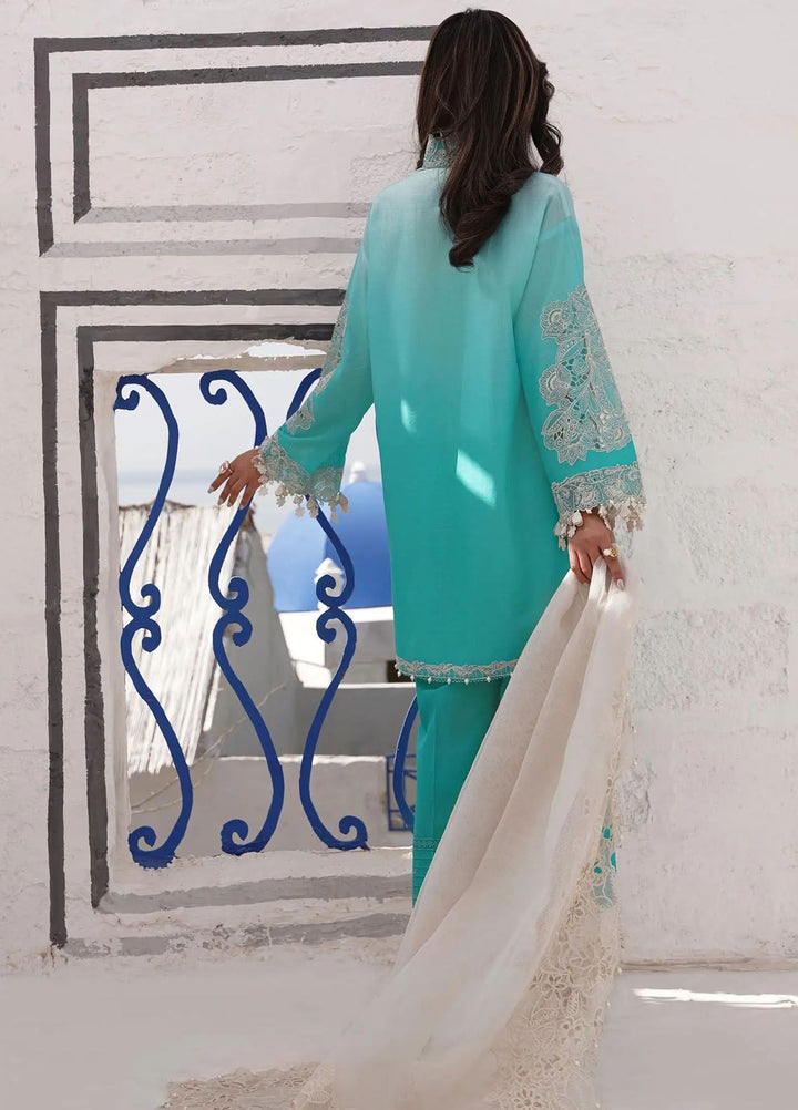 Muzlin By Sana Safinaz Embroidered Lawn Suits Unstitched 3 Piece SS24MZ 17B - Spring Summer Collection