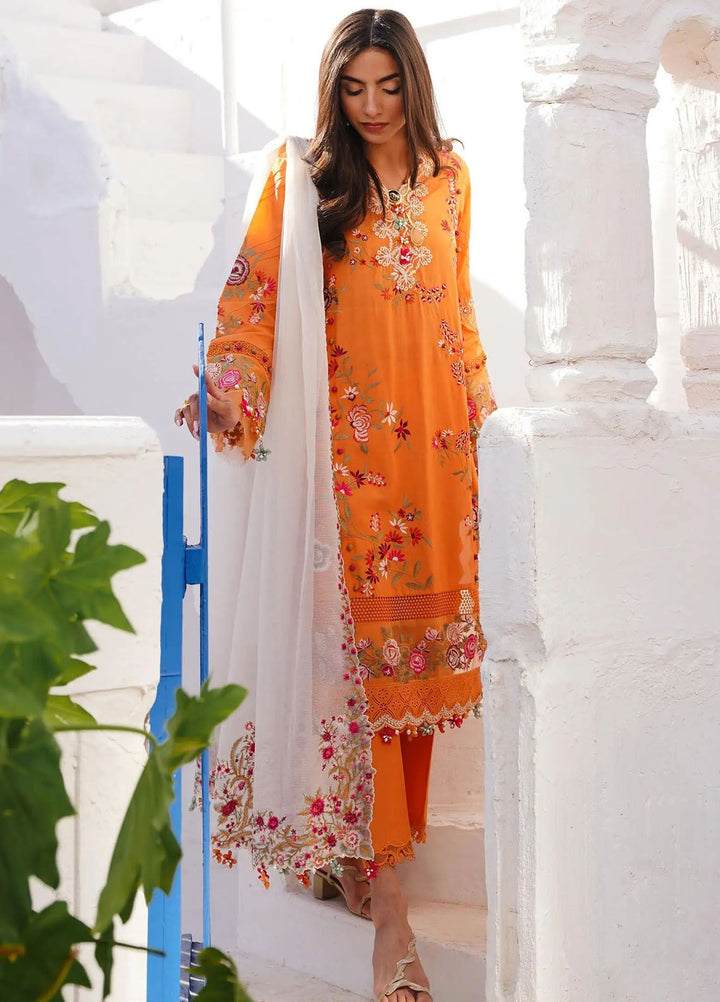 Muzlin By Sana Safinaz Embroidered Lawn Suits Unstitched 3 Piece SS24MZ 2B - Spring Summer Collection