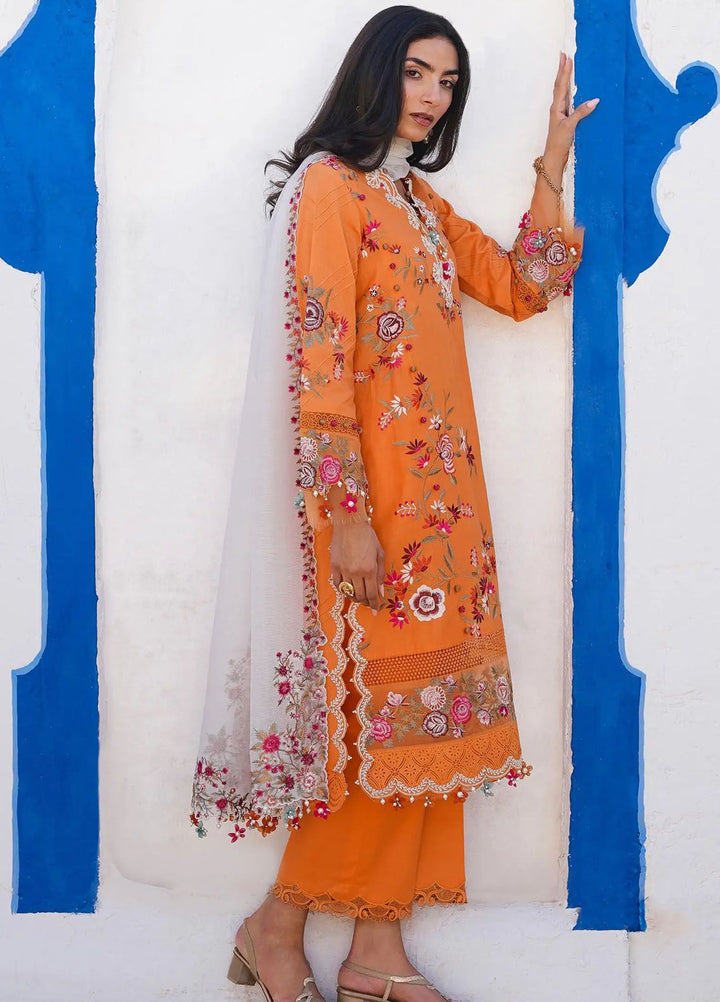 Muzlin By Sana Safinaz Embroidered Lawn Suits Unstitched 3 Piece SS24MZ 2B - Spring Summer Collection