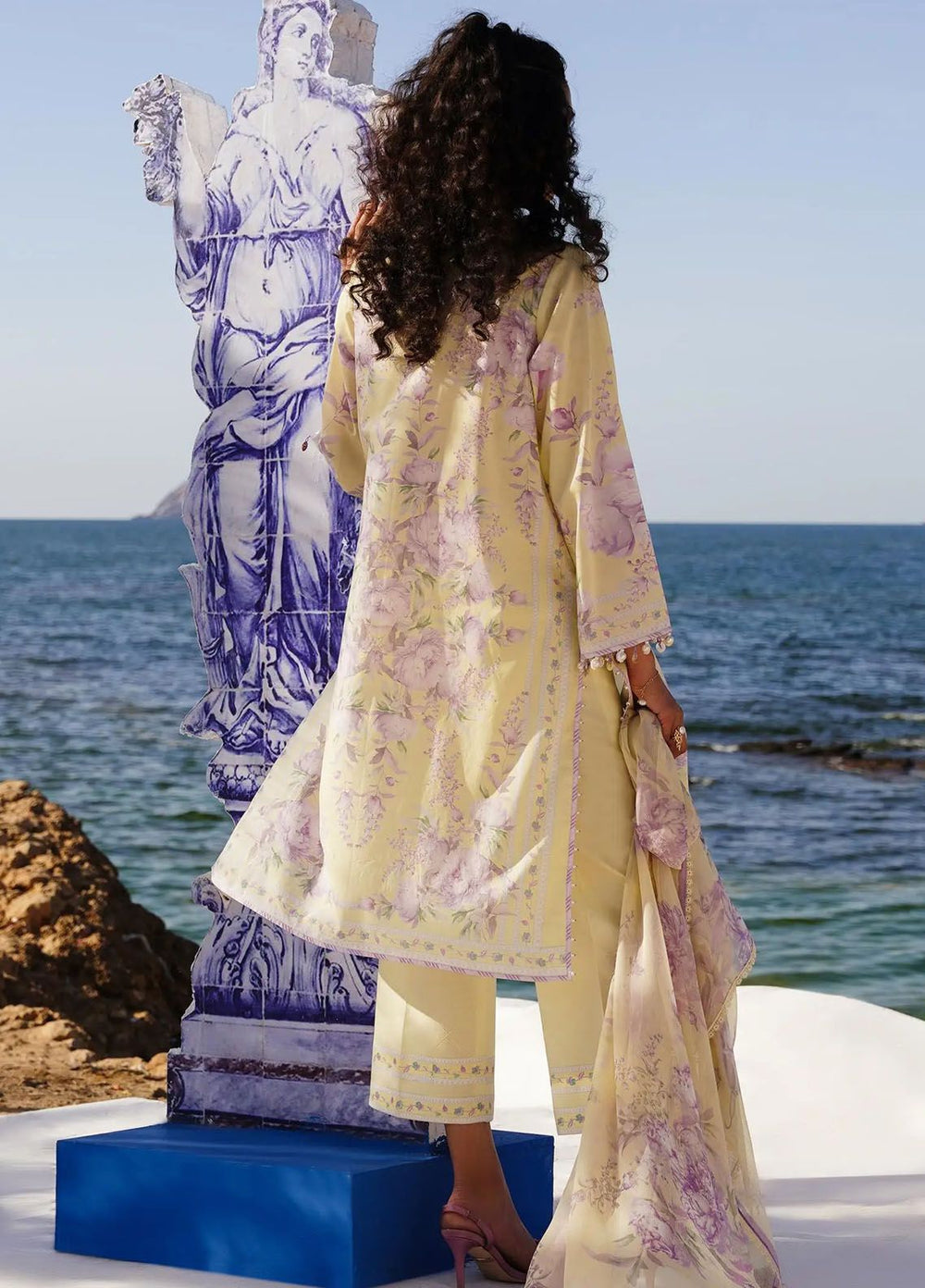 Muzlin By Sana Safinaz Embroidered Lawn Suits Unstitched 3 Piece SS24MZ 4B - Spring Summer Collection