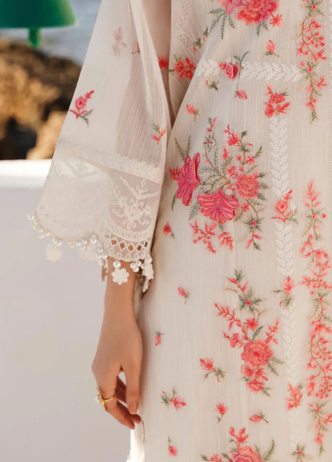 Muzlin By Sana Safinaz Embroidered Net Suits Unstitched 3 Piece SS24MZ 1A - Spring Summer Collection