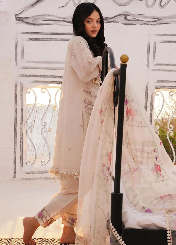 Muzlin By Sana Safinaz Embroidered Net Suits Unstitched 3 Piece SS24MZ 5A - Spring Summer Collection