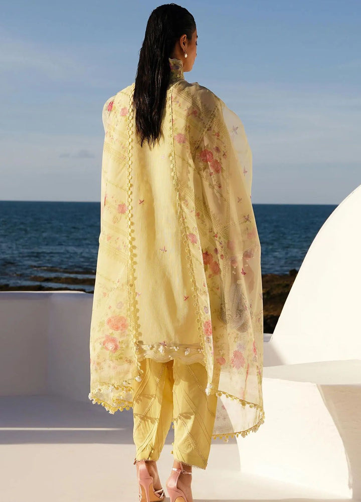 Muzlin By Sana Safinaz Embroidered Net Suits Unstitched 3 Piece SS24MZ 5B - Spring Summer Collection